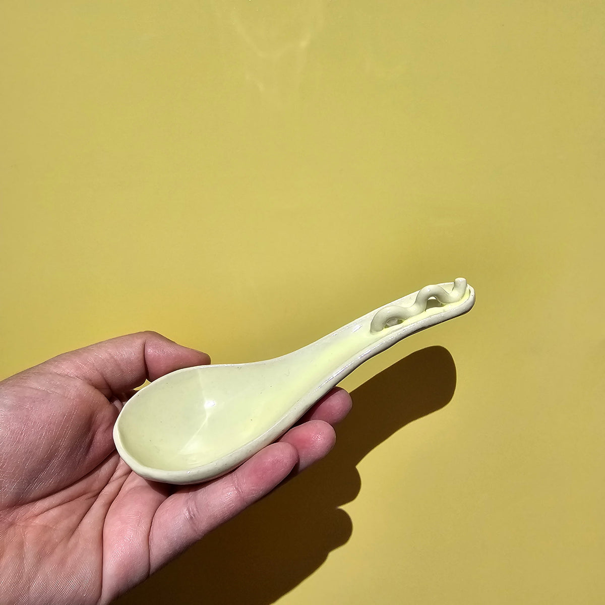 LEMON PIE WAVES SOUP SPOON