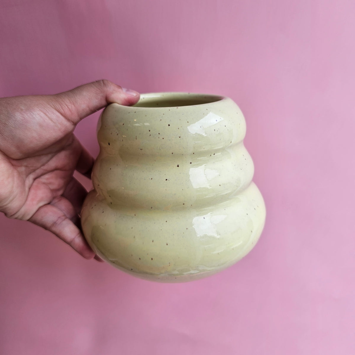 LEMON CHUBBY VASE