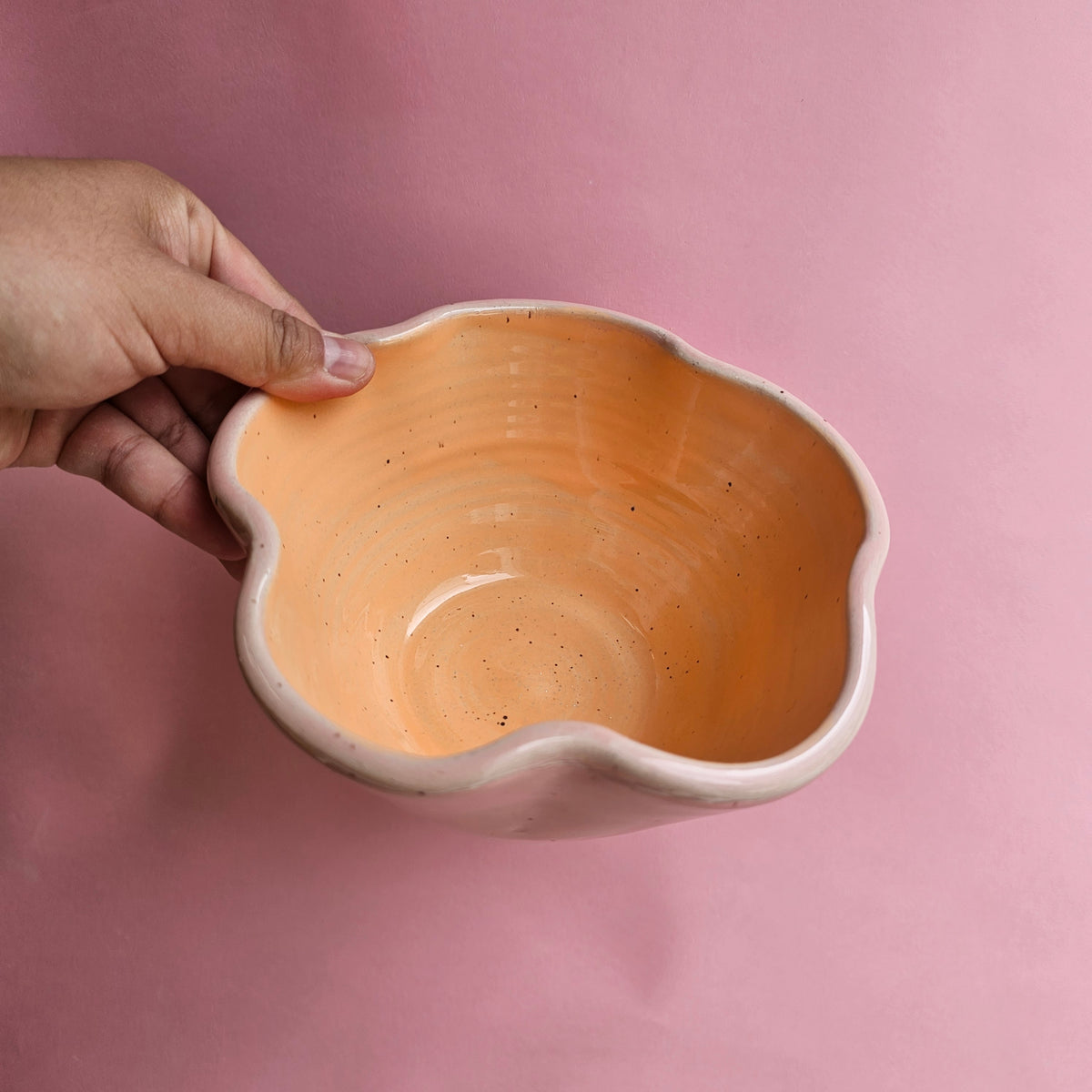 PINKY PEACHY DAISY RAMEN BOWL