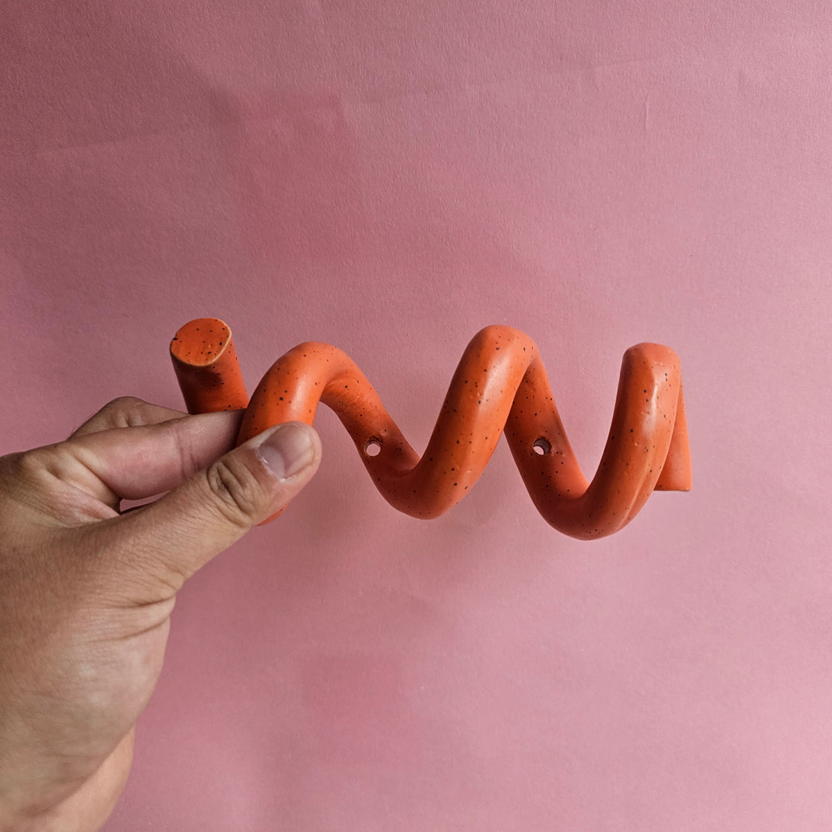 MATTE PERSIMMON WALL HOOK