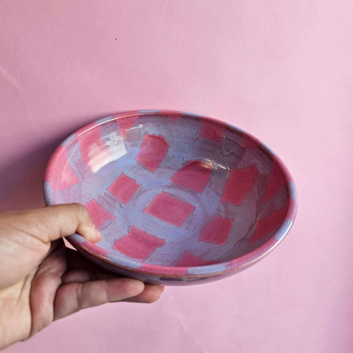 BERRY PIE PLAID PLATE BOWL
