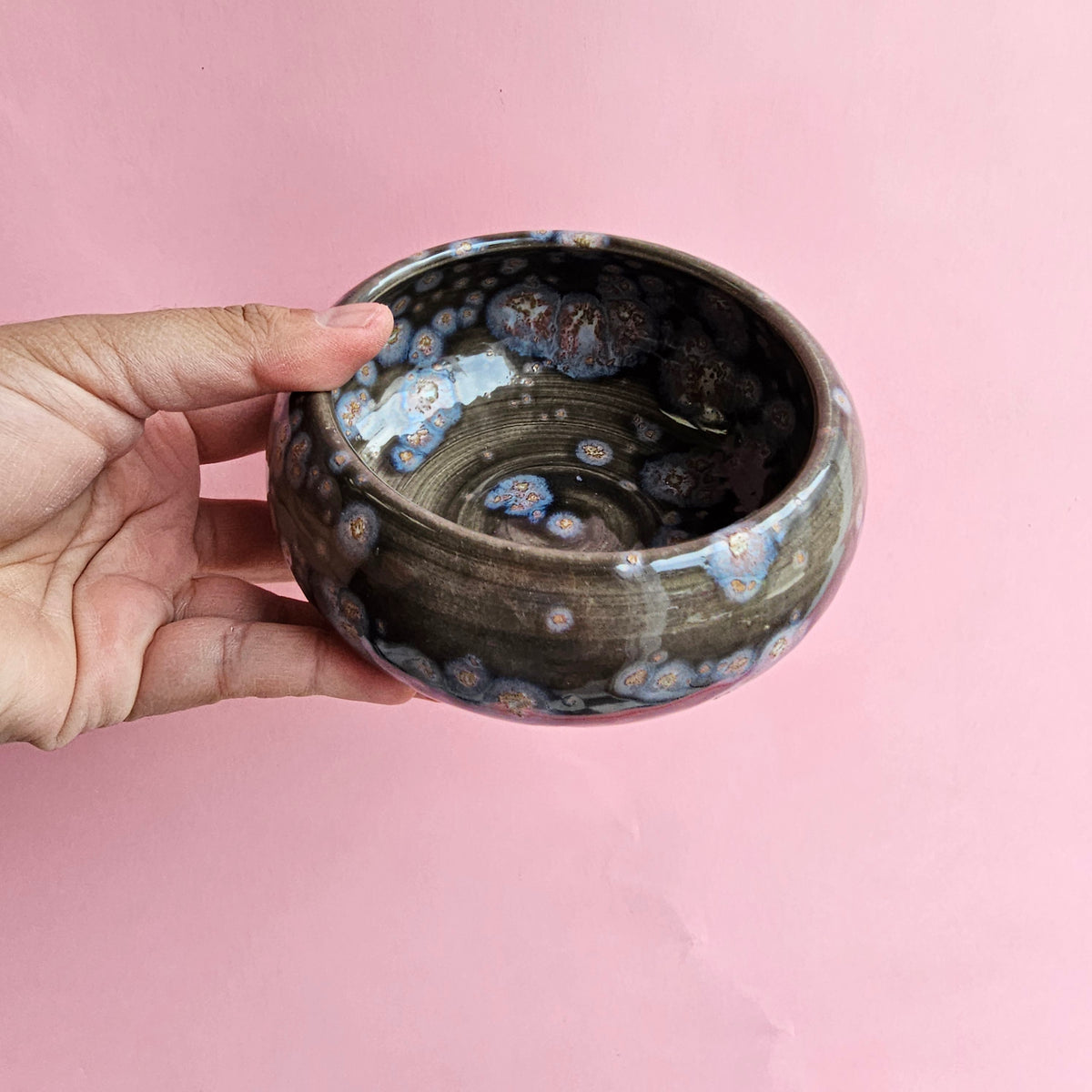 EGGPLANT CHUNKY PLATE DISH BOWL