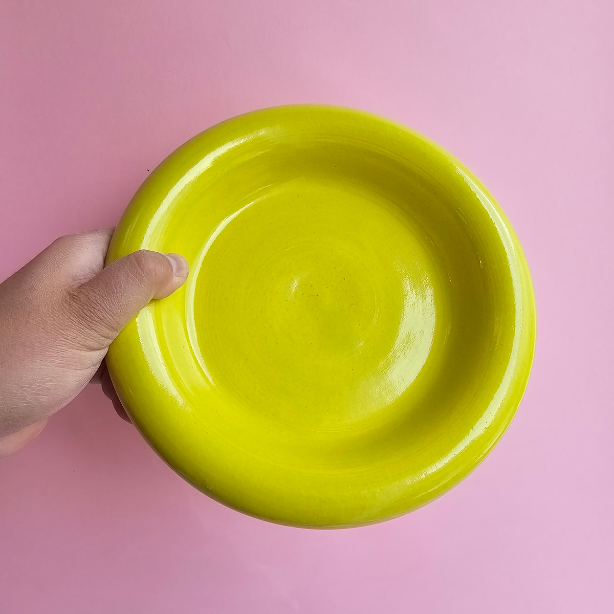 CHARTREUSE CHUBBY DISH PLATE