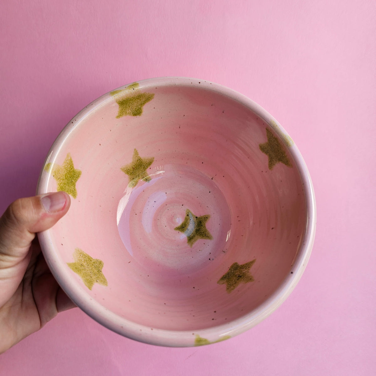 PINKY OKRA STARS BOWL