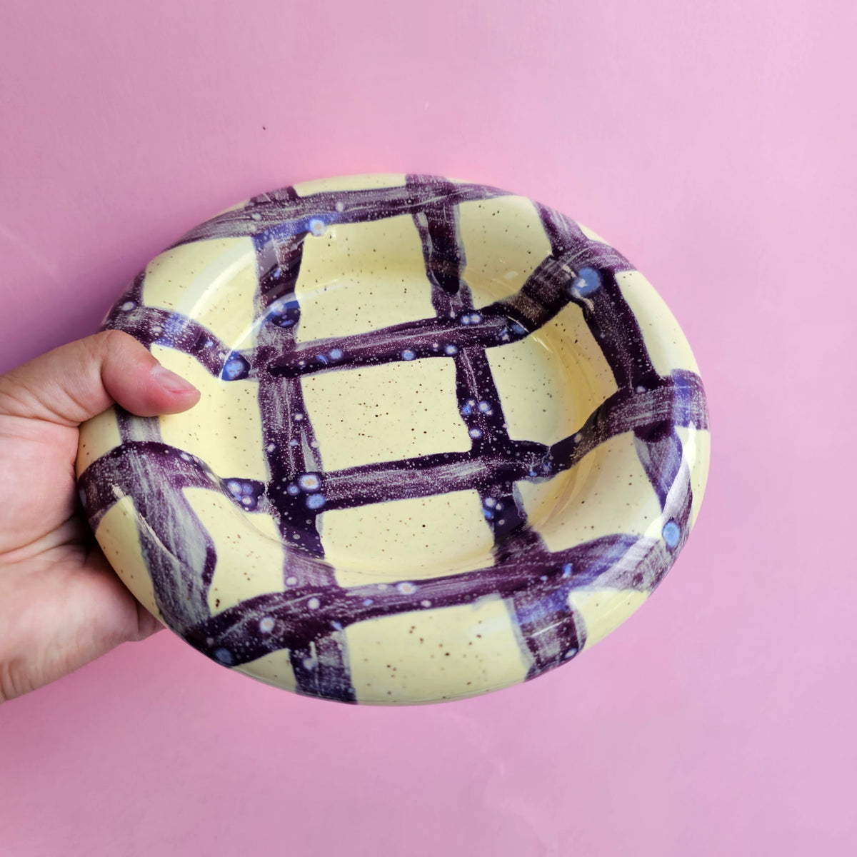 PURPLE CABBAGE BUBBLE PLATE