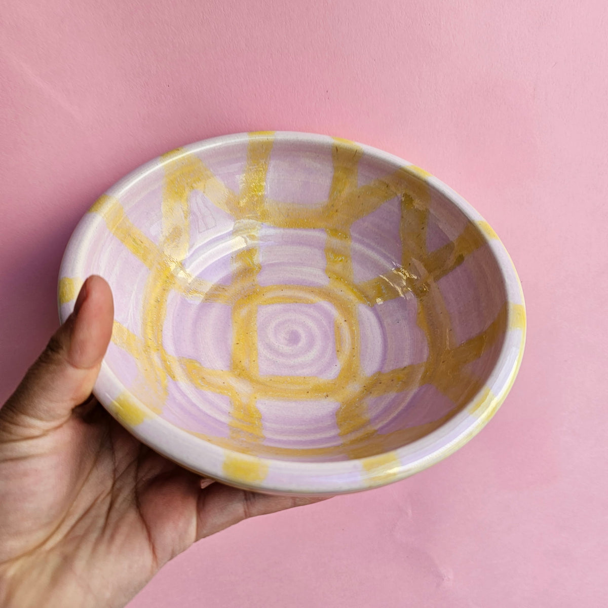 SHALLOT PLAID PLATE BOWL
