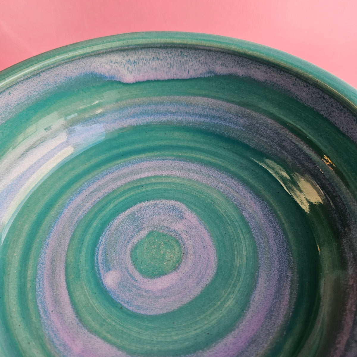 COLORFUL CAULIFLOWER SWIRL PLATE BOWL